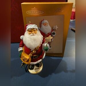 Festive 2005 Hallmark Santa Nutcracker Ornament